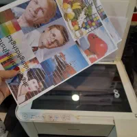 پرینتر جوهر افشان .اسکنر .رنگی . تمیز تمیز|پرینتر، اسکنر، کپی، فکس|کیش, |دیوار