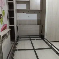 تخت تاشو دیواری دو نفره تک