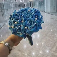 دسته گل و حلقه گل مصنوعی|گل مصنوعی|شیراز, قدوسی غربی|دیوار