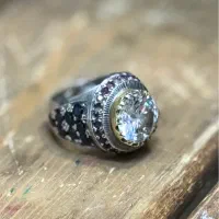 انگشتر موزانایت(الماس روسی)