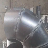 دریچه چهار طرفه گردلوله بخاری هواکش آهنی گالوانیزه