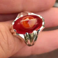 انگشتر نقره دستساز حق وردی باباقوری سرخ|بدلیجات|تهران, نیروی هوایی (پیروزی)|دیوار