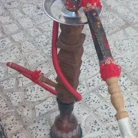 قلیون تنه چوبی