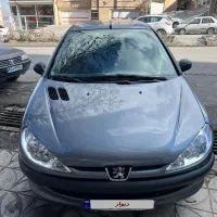 پژو ۲۰۶تیپ ۲ تک برگ سند ۳۵۰۰۰تا کار خاکستری