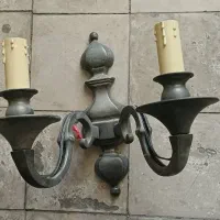 دیوار کوب برنجی ۲ عدد