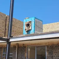 کولر آبی بزرگ به همراه کانال