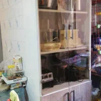 فروش کمد فلزی با درب شیشه ای فریم لس توافقی
