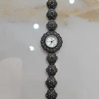 ساعت نقره سیاه