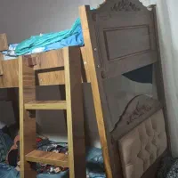 تخت دوطبقه|تخت و سرویس خواب|آستانه اشرفیه, |دیوار