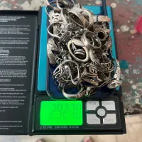 نقره انگشتر و زنجیر نقره