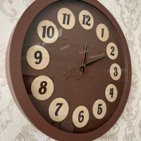 ساعت دیواری چوبی کادو هدیه جهیزیه جهاز روز مادر زن|ساعت دیواری و تزئینی|مشهد, هنرور|دیوار