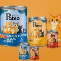 کنسرو گربه پابلو اقتصادی پت شاپ ارسال رایگان