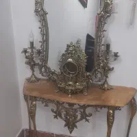 اینه وشعمدان برنز