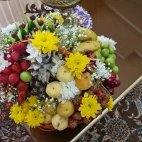 سبد میوه و سینی سالاد|خدمات پذیرایی، مراسم|کرمانشاه, |دیوار