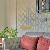 رنگ آمیزی طرح کاغذدیواری تضمینی و قابل شستشو