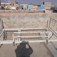 تخت بیمارستانی همراه تشک بادی و دستگاهش