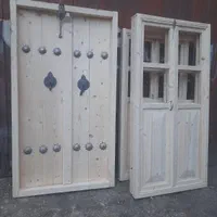 ساخت انواع در و پنجره‌ای چوبی