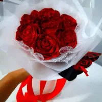 دسته گل روبانی،  فومی و عروس|گل مصنوعی|اهواز, اسلام آباد شرقی|دیوار