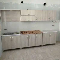 کابینت فلزی درب چوبی...