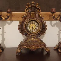 ساعت وشمعدان