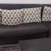 مبل با جلو مبلی و عسلی سالم|مبلمان خانگی و میز عسلی|رشت, کوی حسینی|دیوار