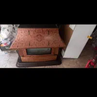 بخاری گازی بزرگ و کوچک شومینه ای زیبا دوتا