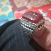 انگشتر نقره یمنی اصل استاد شمعدانی