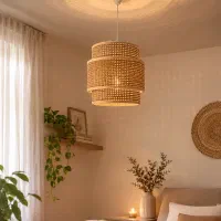 لوستر مکرومه و رافیا
