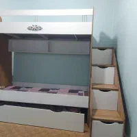 تخت دو طبقه و سه نفره|تخت و سرویس خواب|رامهرمز, |دیوار