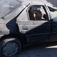 پژو روا تصادفی