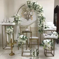 گل مصنوعی و جایگاه عروس بله برون و نامزدی