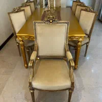 نهارخوری هشت نفره استیل برلیان