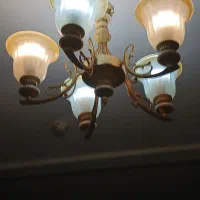 لوستر پنج شاخه|لوستر و چراغ آویز|پردیس, فاز ۱۱|دیوار