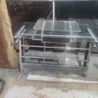 میز شیشه ای اداری ( دسکتاپ )