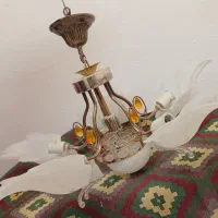 لوستر  ۵ شعله ی صدفی