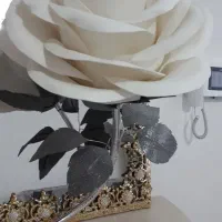 گل های روبانی و فومی و پیپ پاک کن|گل مصنوعی|دزفول, |دیوار