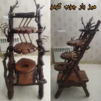 میز بار چوبی
