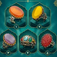 انگشتر و گردنبند رنگ ثابت تضمینی