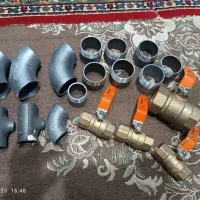 چهار عدد شیر و اتصالات