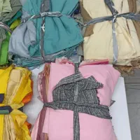 تیکه پارچه تترون و پارچه هتلی|لوازم خیاطی و بافتنی|ری, علایین|دیوار