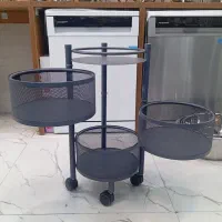 جا سیب زمینی پیاز چرخدار گردان 3 طبقه مارک  KoTIRO|آب‌چکان و نظم‌دهنده ظروف|تهران, عباسی|دیوار