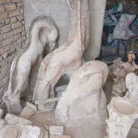 سه عدد قالب زرافه سیلیکونی پشت فایبر گلاس