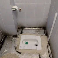 رفع رطوبت ایزوگام قیرگونی وآب بندی سرویس حمام