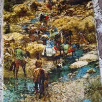 قالیبافی تاروپود|تابلو فرش|آمل, |دیوار