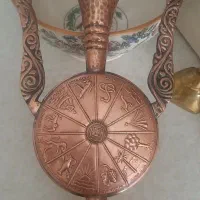 قدیمی و انتیک برنجی شمعدان جام چایدان|کلکسیون اشیاء عتیقه|تهران, هروی|دیوار