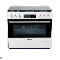 فرگاز پنج شعله ی اسنوا مدل آدرینا.سفید رنگ