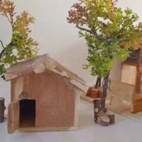 کلبه جنگلی تزیینی چوبی