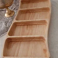 سینی چوبی پذیرایی و آجیل خوری