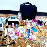 وسایل کاشت ناخن همراه سوهان برقی استرانگ