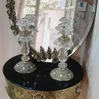 آیینه شمعدان برنز